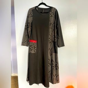 Funky Black Dress IC by Connie K